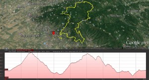 PERCORSO 43KM CON DISLIVELLO